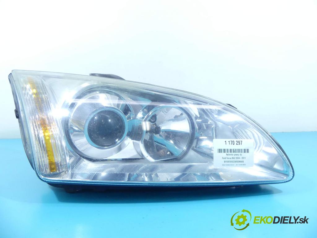 Ford Focus Mk2 2004-2011 1.6 tdci 109 HP manual 80 kW 1560 cm3 5- Reflektor: pravý 4M51-13W029-EC (Pravé)