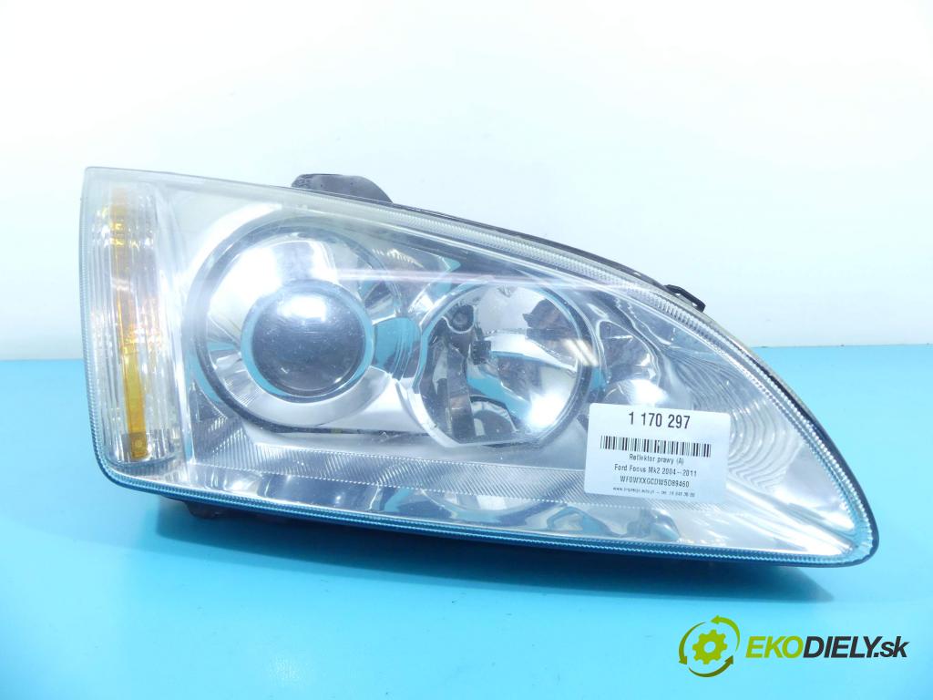 Ford Focus Mk2 2004-2011 1.6 tdci 109 HP manual 80 kW 1560 cm3 5- Reflektor: pravý 4M51-13W029-EC (Pravé)