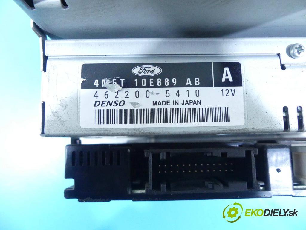 Ford Focus Mk2 2004-2011 1.6 tdci 109 HP manual 80 kW 1560 cm3 5- Radio továreň: 4M5T-10E889-AB