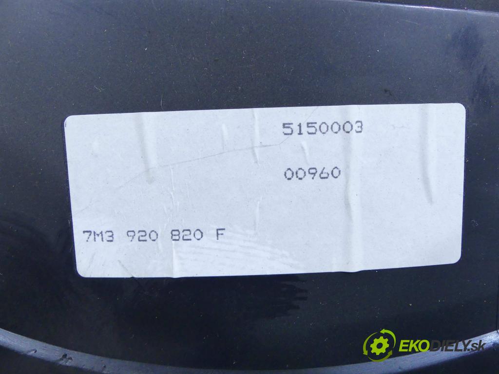 Vw Sharan I 1995-2010 1.9 tdi 116 hp manual 85 kW 1896 cm3 5- Přístrojová deska 7M3920820F (Přístrojové desky, displeje)
