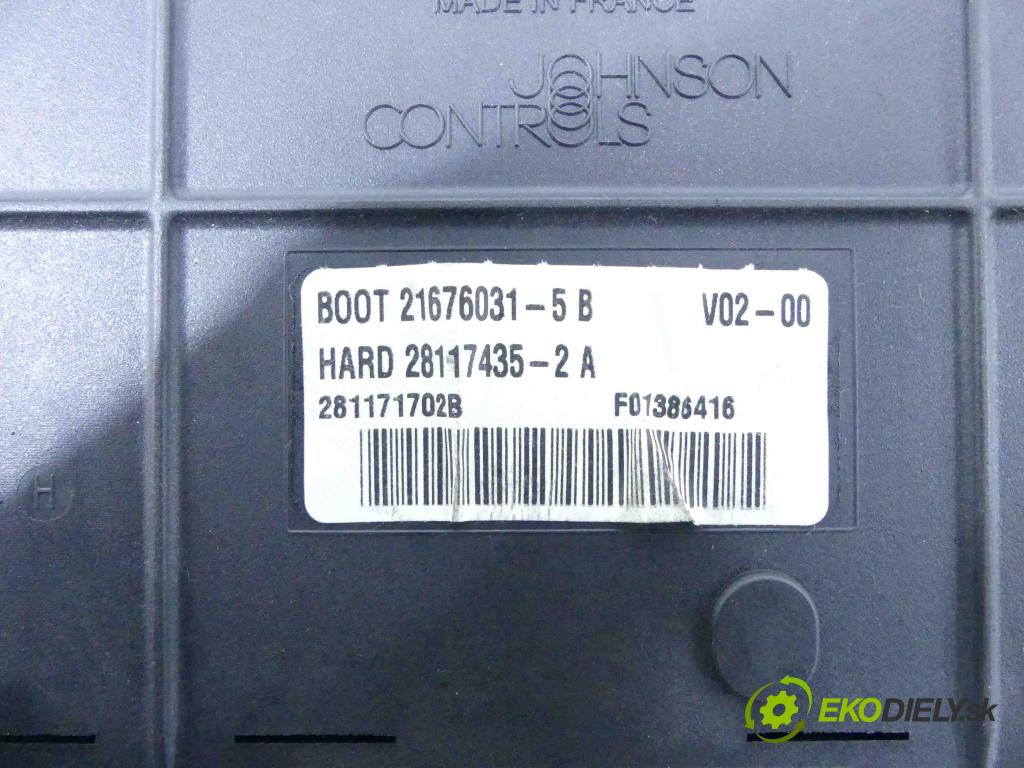 Citroen C4 I 2004-2011 1.6 16v 109 HP manual 80 kW 1587 cm3 5- Jednotka riadiaca 0261208899