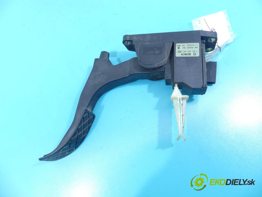 Seat Toledo II 1998-2004 1.9 tdi 110 HP manual 81 kW 1896 cm3 4- pedále 0281002342 (Pedále)