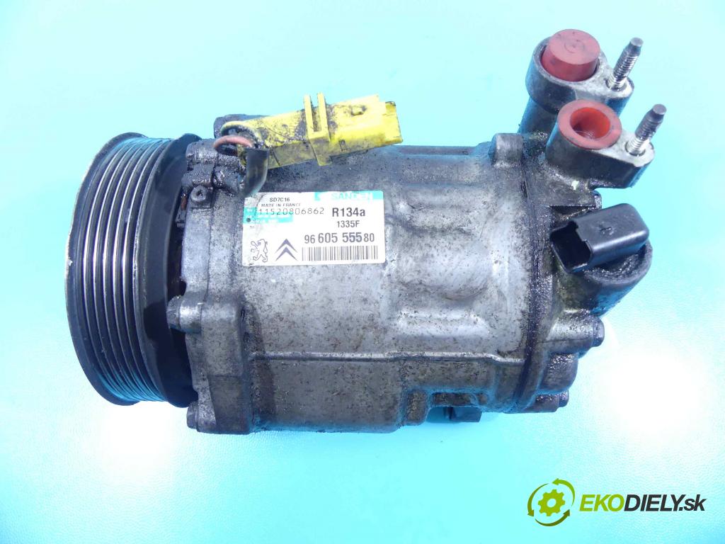 Citroen C6 2005-2012 2.7 hdi 204 HP automatic 150 kW 2720 cm3 4- čerpadlo klimatizácie 9660555580