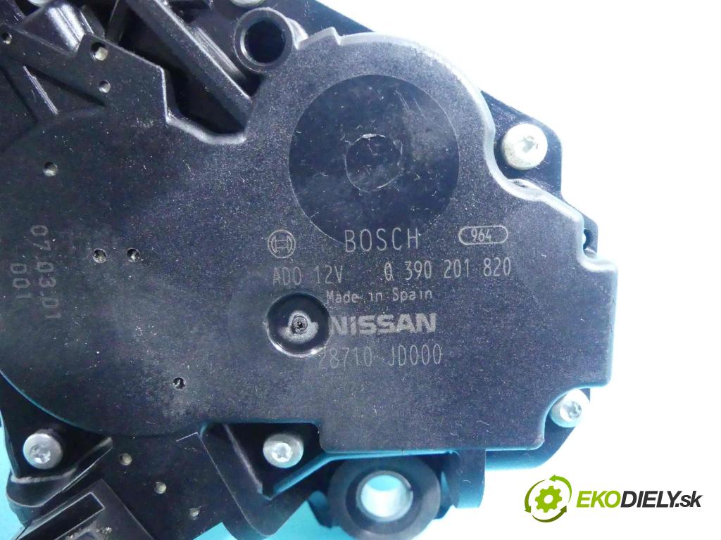 Nissan Qashqai J10 2006-2013 1.5 dci 106 HP manual 78 kW 1461 cm3 5- motor stieračov zadné 0390201820