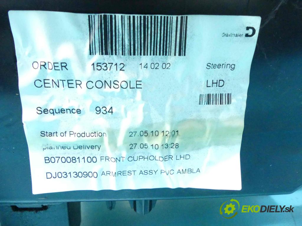 Jaguar XF 2007-2015 3.0 TD V6 241KM automatic 177 kW 2993 cm3 4- operadlo 8X2319C166BA (Lakťové opierky)