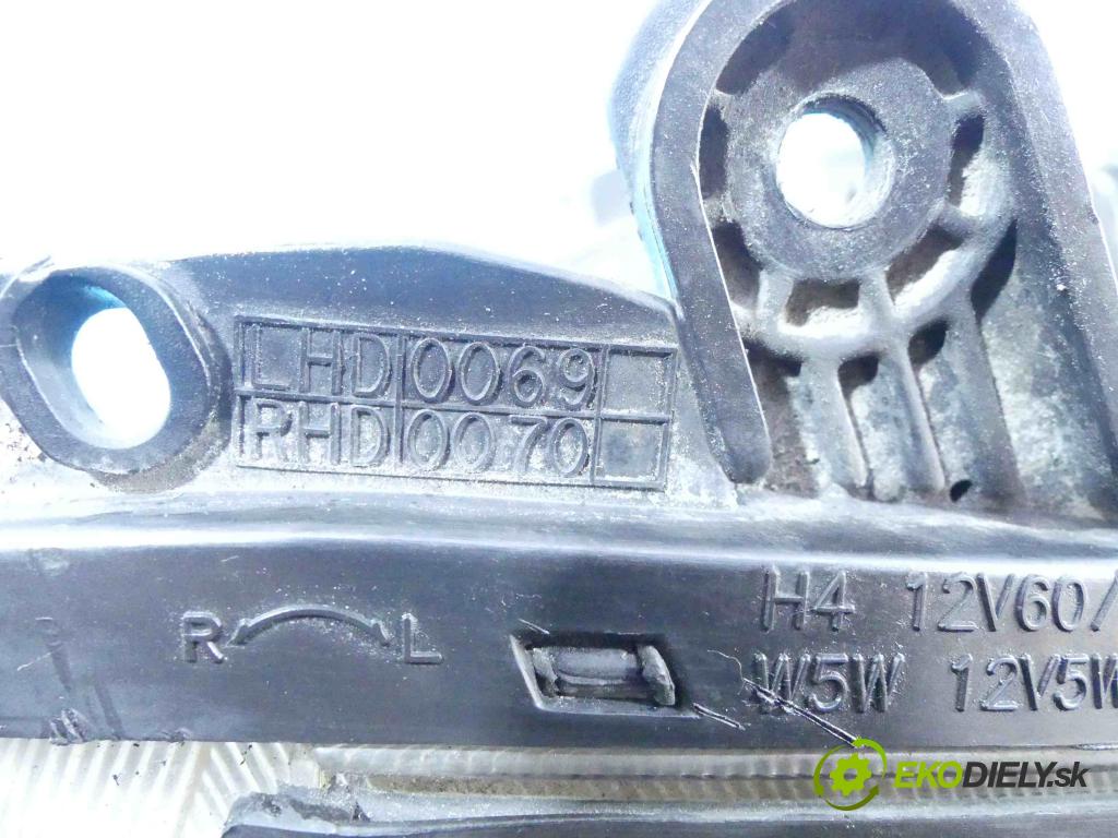 Kia Picanto I 2003-2011 1.0 61 HP manual 44,5 kW 999 cm3 5- Reflektor: pravý  (Pravé)