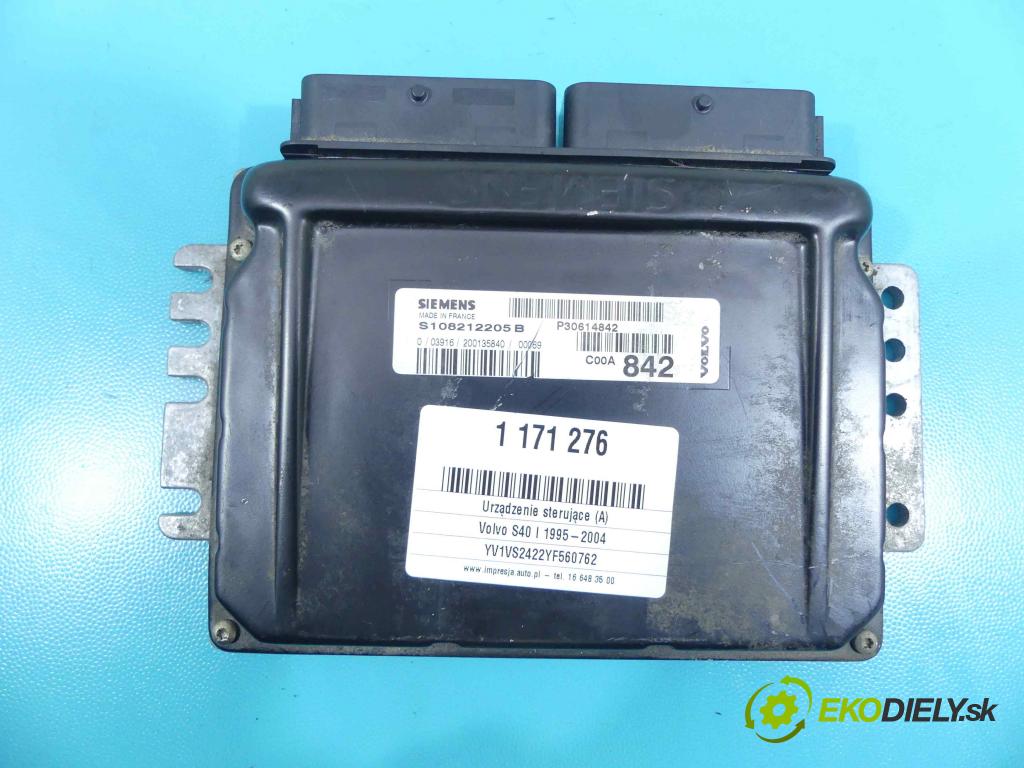 Volvo S40 I 1995-2004 1.9 T 200 HP manual 147 kW 1855 cm3 4- Jednotka riadiaca S108212205B