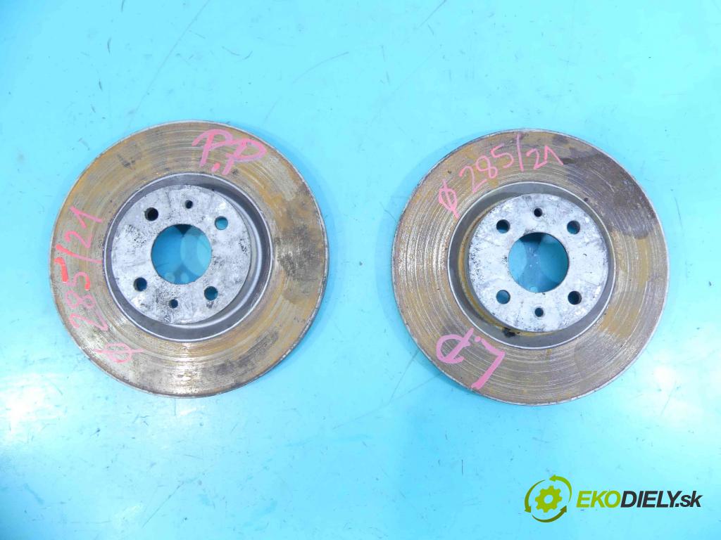 Fiat Bravo II 2007-2014 1.4 T 120 HP manual 88 kW 1368 cm3 5- Štíty: brzdové