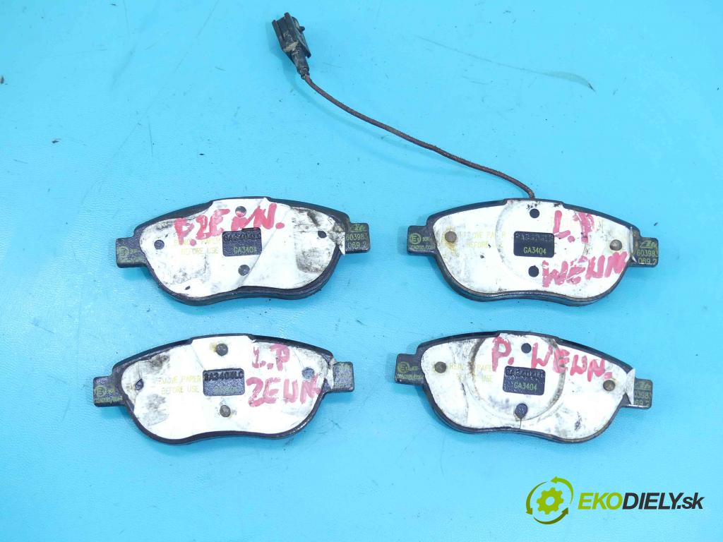 Fiat Bravo II 2007-2014 1.4 T 120 HP manual 88 kW 1368 cm3 5- Štíty: brzdové