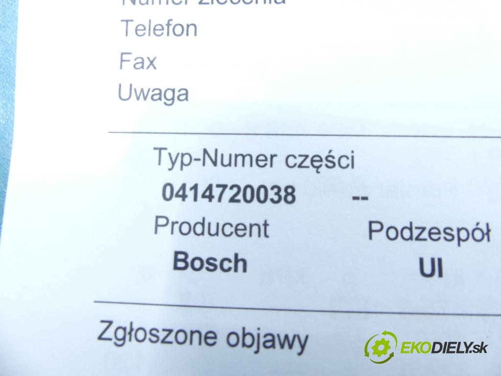 Vw Sharan I 1995-2010 1.9 tdi 116 HP manual 85 kW 1896 cm3 5- vstrekovacie čerpadlo 0414720038 (Vstrekovače)