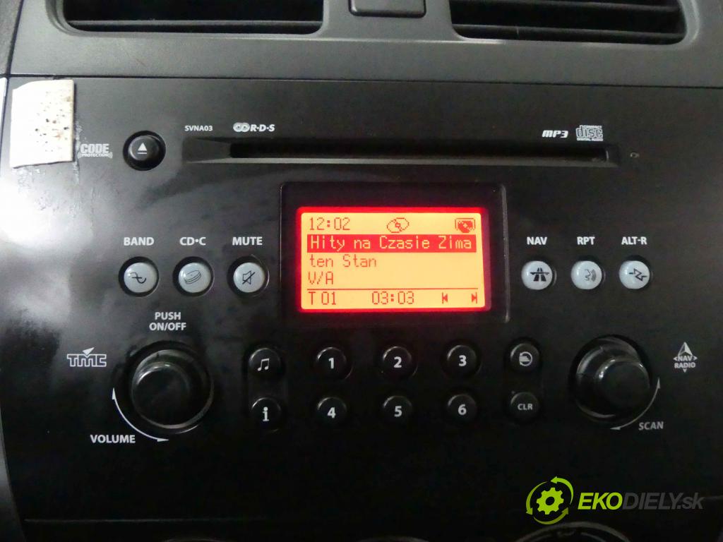 Suzuki Sx4 1.9 DDIS 120 HP manual 88 kW 1910 cm3 5- Radio továreň: 
