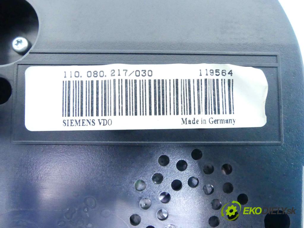 Vw Touran I 2003-2015 1.9 tdi 105 hp automatic 77 kW 1896 cm3 5- Přístrojová deska V0003000 (Přístrojové desky, displeje)