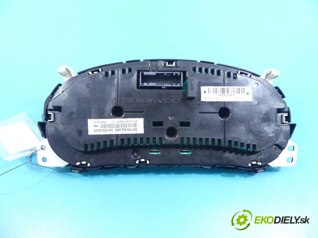 Suzuki Swift Mk6 2005-2010 1.3 16v (M13A) 92 HP manual 67,5 kW 1328 cm3 5- prístrojovka/ budíky 34100-62J0 (Prístrojové dosky, displeje)