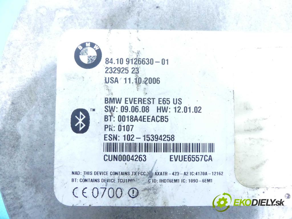 Bmw 7 E65 2001-2008 4.8 V8 367hp automatic 270 kW 4799 cm3 4- modul riadiaca jednotka 9126630 (Ostatné)