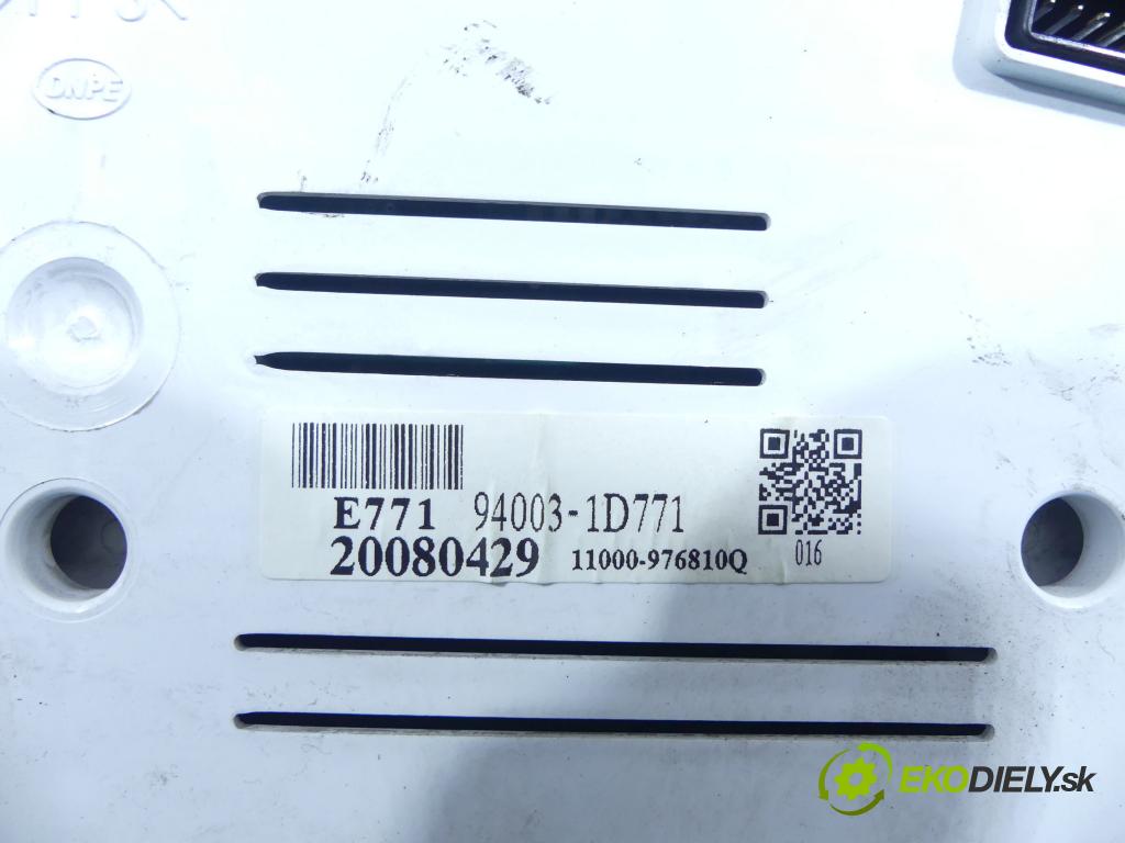 Kia Carens III 2006-2013 2.0 B 16v 144 HP automatic 106 kW 1998 cm3 5- prístrojovka/ budíky 94003-1D771 (Prístrojové dosky, displeje)