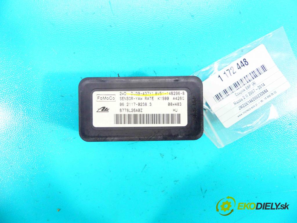 Mazda 2 II 2007-2014 1.6 citd 90 hp manual 66 kW 1560 cm3 5- snímač ESP 8V51-14B296-B