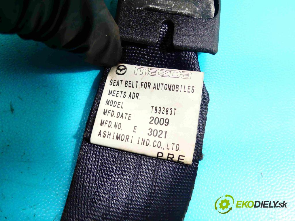 Mazda 2 II 2007-2014 1.6 citd 90 HP manual 66 kW 1560 cm3 5- pas bezpečnostný T89383T