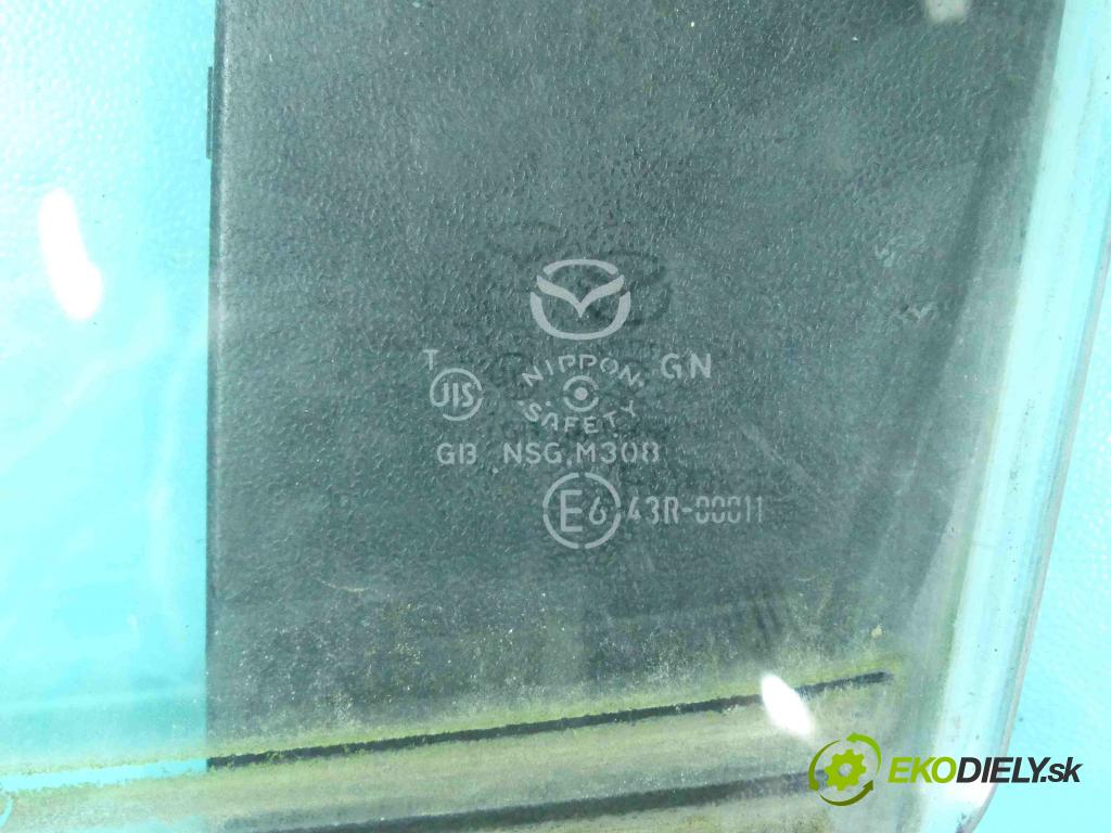 Mazda 2 II 2007-2014 1.6 citd 90 HP manual 66 kW 1560 cm3 5- sklo dvere predné pravé