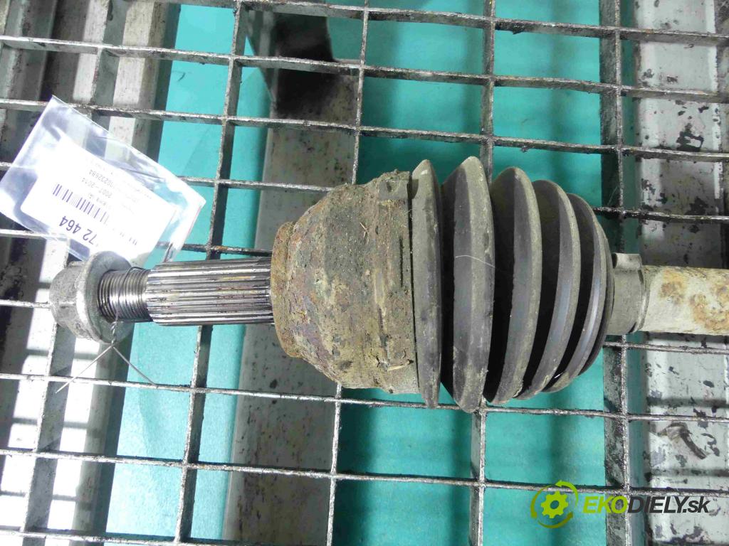 Mazda 2 II 2007-2014 1.6 citd 90 HP manual 66 kW 1560 cm3 5- poloos ľavé  (Poloosy)