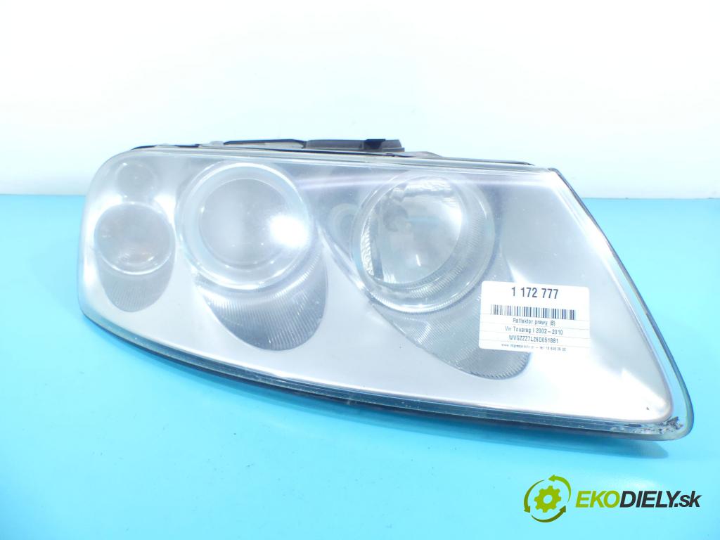 Vw Touareg I 2002-2010 2.5 tdi 174 HP automatic 128 kW 2461 cm3 5- Reflektor: pravý  (Pravé)