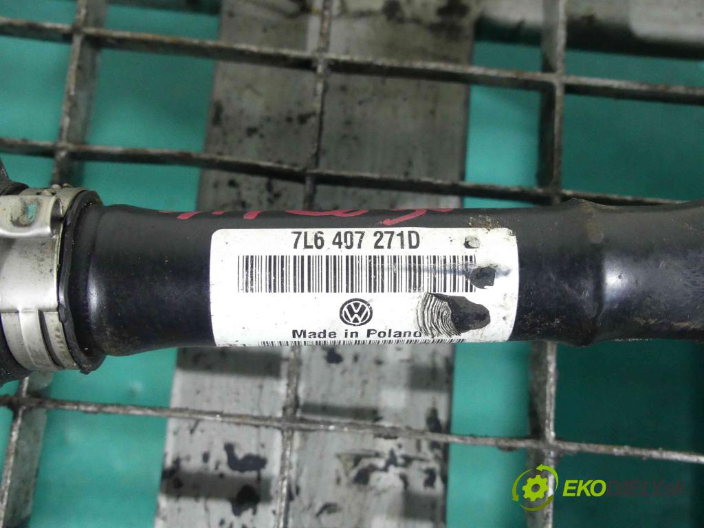 Vw Touareg I 2002-2010 2.5 tdi 174 HP automatic 128 kW 2461 cm3 5- poloos pravé 7L6407271D (Poloosy)