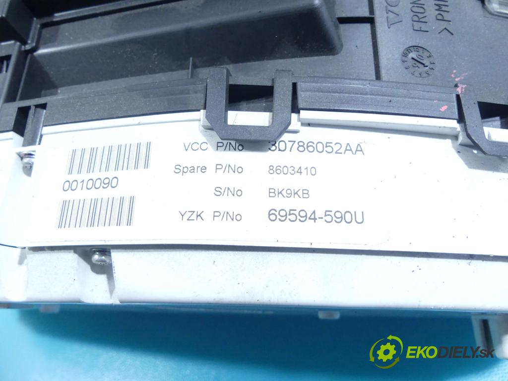 Volvo S80 II 2006-2016 2.5 T 200 HP automatic 147 kW 2521 cm3 4- prístrojovka/ budíky 30786052AA (Prístrojové dosky, displeje)