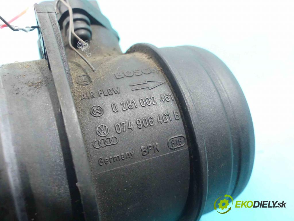 Vw Passat B6 2005-2010 2.0 tdi 140 HP manual 103 kW 1968 cm3 5- průtokoměr: 0281002461 (Váhy vzduchu)