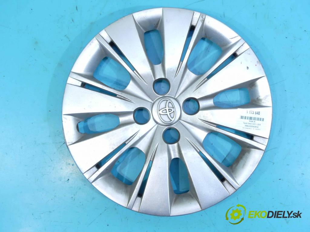 Toyota Yaris III 2011-2018 1.0 vvti 69KM manual 51 kW 998 cm3 5- puklica 42602-0D210 (Puklice)