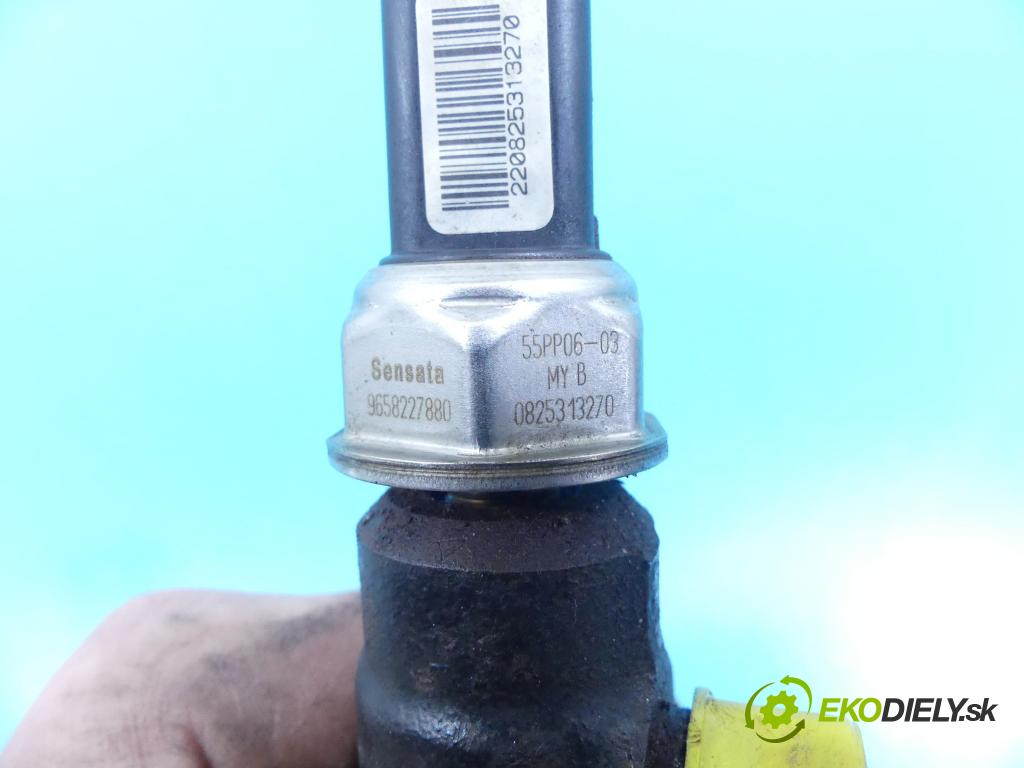 Mazda 2 II 2007-2014 1.6 citd 90 HP manual 66 kW 1560 cm3 5- lišta vstrekovacia 9654592680 (Vstrekovacie lišty)