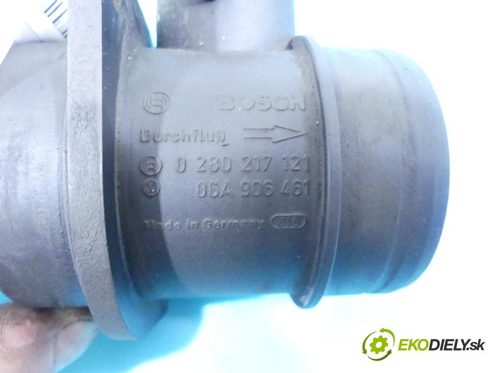 Vw Sharan I 1995-2010 1.9 tdi 110 HP manual 81 kW 1896 cm3 5- průtokoměr: 0280217121 (Váhy vzduchu)