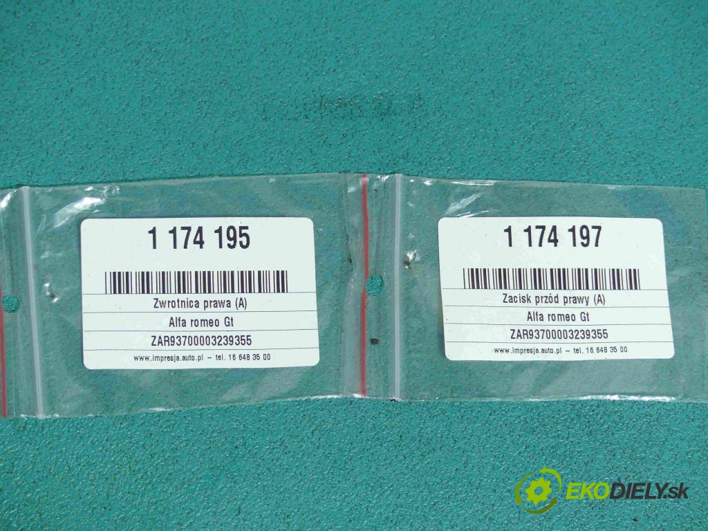 Alfa romeo Gt 1.9 jtd 150 HP manual 110 kW 1910 cm3 3- náboj pravé  (Náboje)