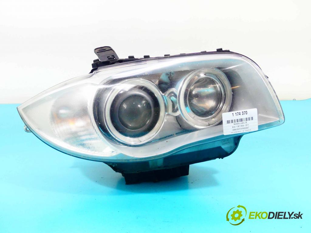 Bmw 1 E87 2004-2011 2.0d 163 HP automatic 120 kW 1995 cm3 5- Reflektor: pravý  (Pravé)