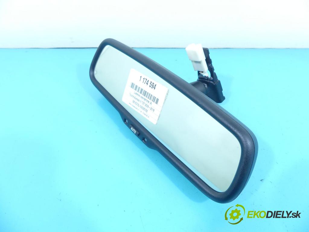 Toyota Avensis III T27 2009-2018 2.0 D4D 126 hp manual 93 kW 1998 cm3 5- zpětné zrcátko vnitřní 87810-0F050 (Světla vnitřní)