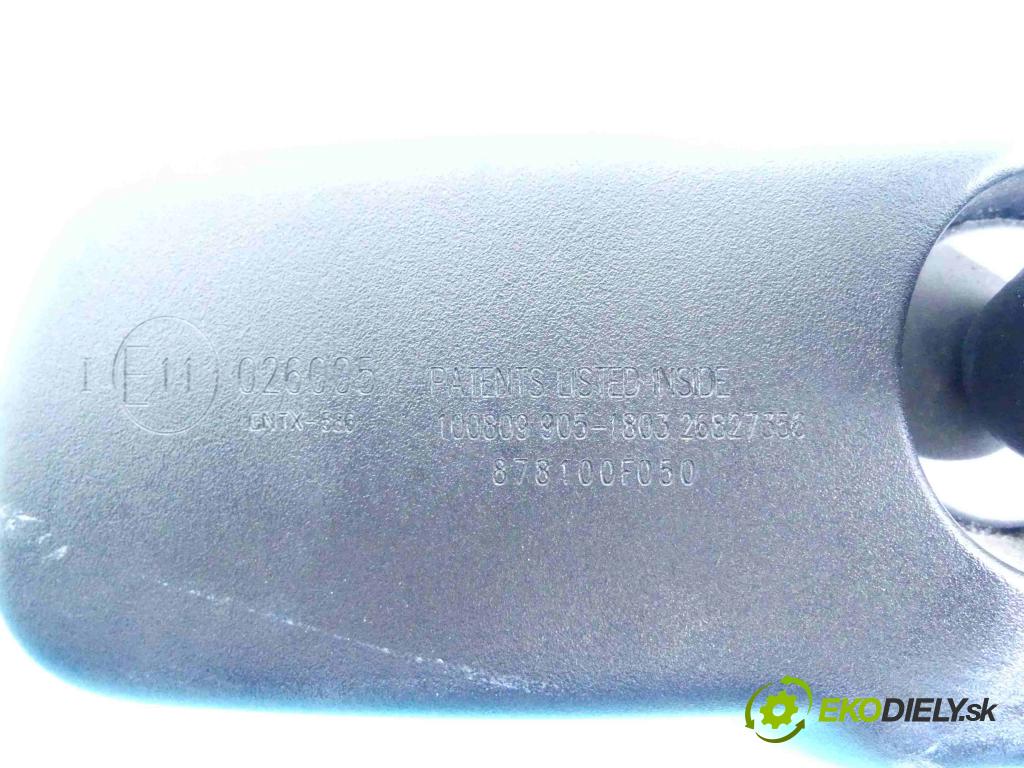 Toyota Avensis III T27 2009-2018 2.0 D4D 126 hp manual 93 kW 1998 cm3 5- zpětné zrcátko vnitřní 87810-0F050 (Světla vnitřní)