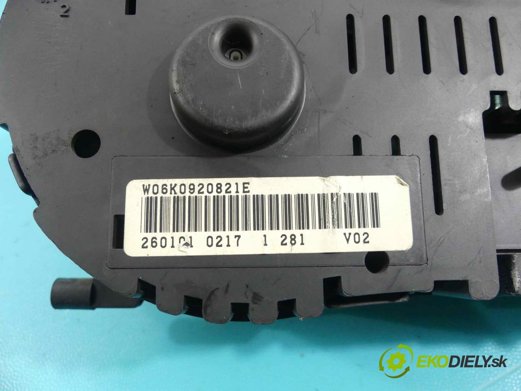 Seat Cordoba I 1993-2002 1.9 sdi 68 HP manual 50 kW 1896 cm3 4- prístrojovka/ budíky 06K0920821E (Prístrojové dosky, displeje)