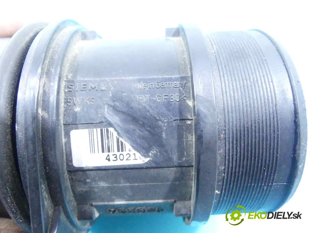 Citroen Berlingo I 1996-2008 2.0 hdi 90 HP manual 66 kW 1997 cm3 5- průtokoměr:  (Váhy vzduchu)