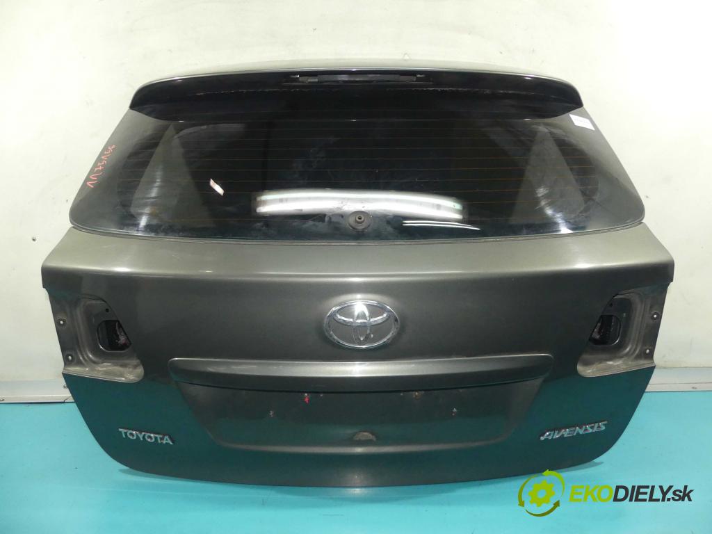Toyota Avensis III T27 2009-2018 2.0 D4D 126 hp manual 93 kW 1998 cm3 5- zadní kufrové dveře  (Zadní kapoty)