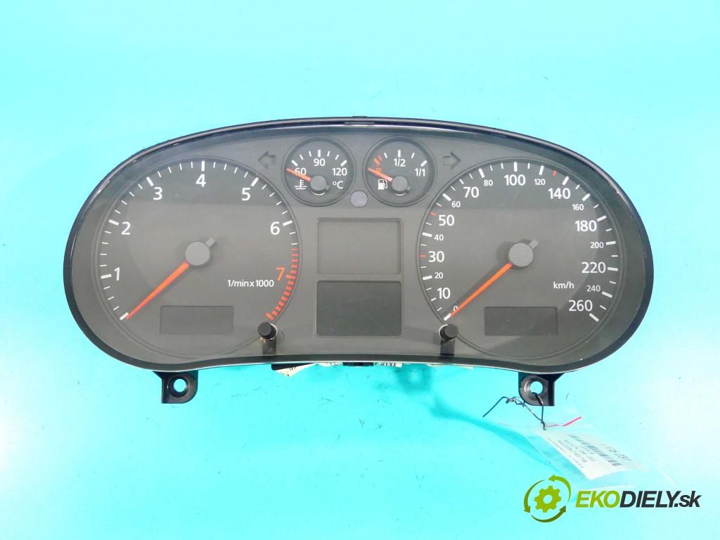 Audi A3 8L 1996-2003 1.8 T 150 HP manual 110 kW 1781 cm3 3- prístrojovka/ budíky 8L0920900H (Prístrojové dosky, displeje)