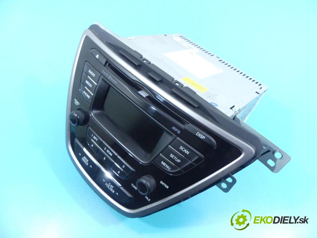 Hyundai Elantra V 2010-2016 1.8 16v 147 HP automatic 108 kW 1800 cm3 4- Radio továreň: 96170-3X165RA5