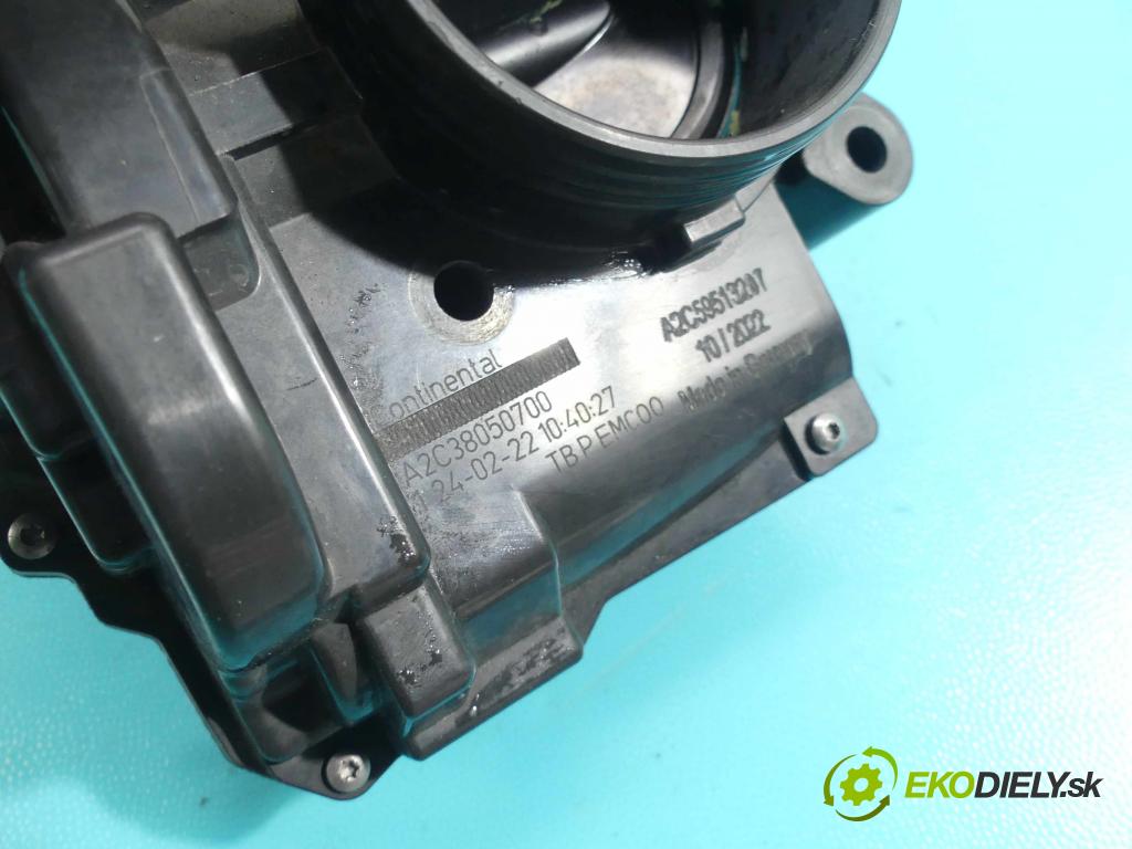 Peugeot 308 I 2007-2013 1.6 16v 120 HP manual 88 kW 1598 cm3 5- klapka A2C59513207 (Škrtiace klapky)