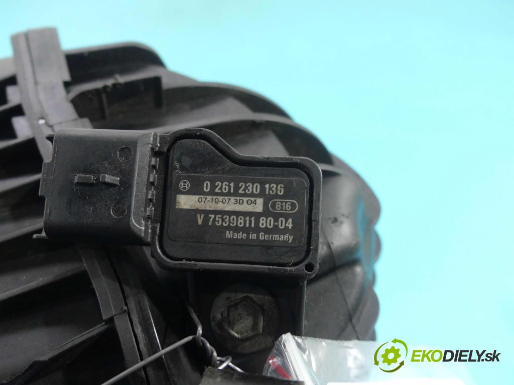 Peugeot 308 I 2007-2013 1.6 16v 120 HP manual 88 kW 1598 cm3 5- zvod nasávací 752817280 (Sacie potrubia)