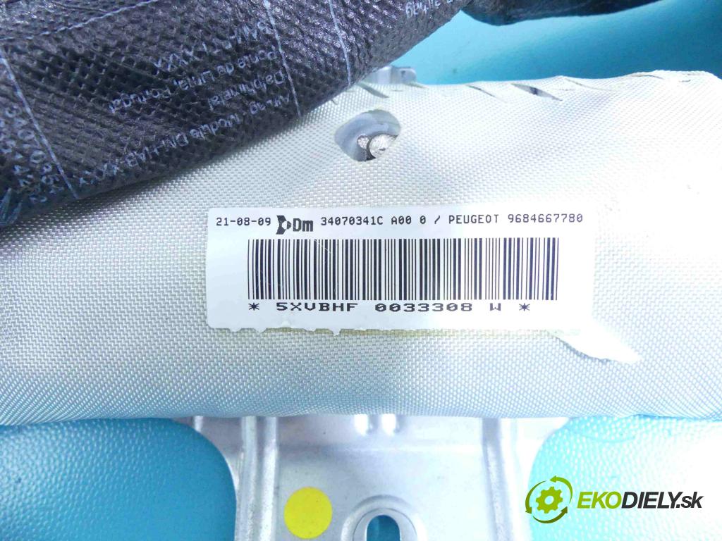 Peugeot 3008 I 2009-2016 1.6 hdi 109 hp automatic 80 kW 1560 cm3 5- Záclona: pravé 9684667780