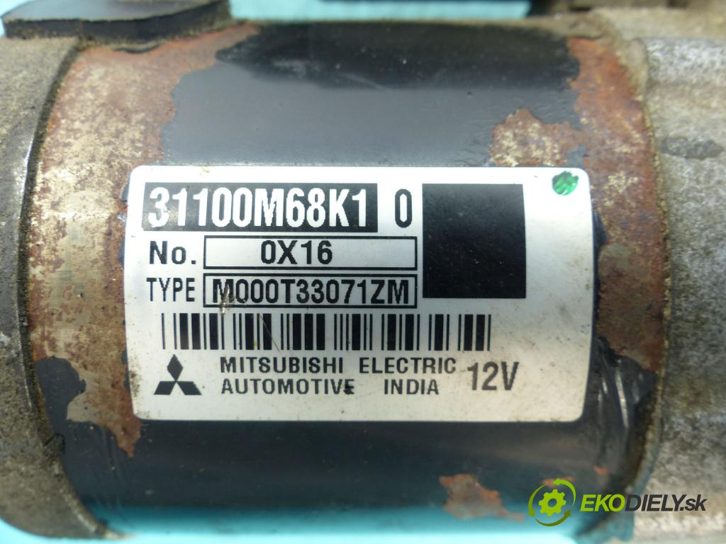 Suzuki Alto 2009-2014 1.0 68 HP manual 50 kW 996 cm3 5- štartér 31100M68K1 (Štartéry)