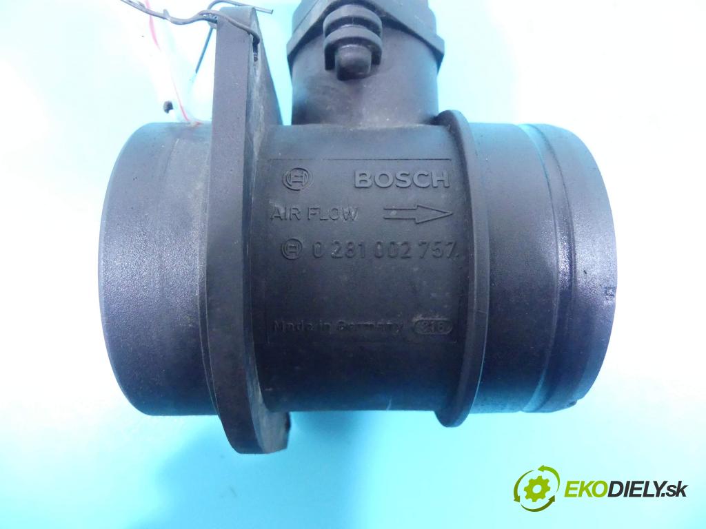 Ford Galaxy Mk1 1995-2006 1.9 tdi 116 HP manual 85 kW 1896 cm3 5- průtokoměr: 0281002757 (Váhy vzduchu)