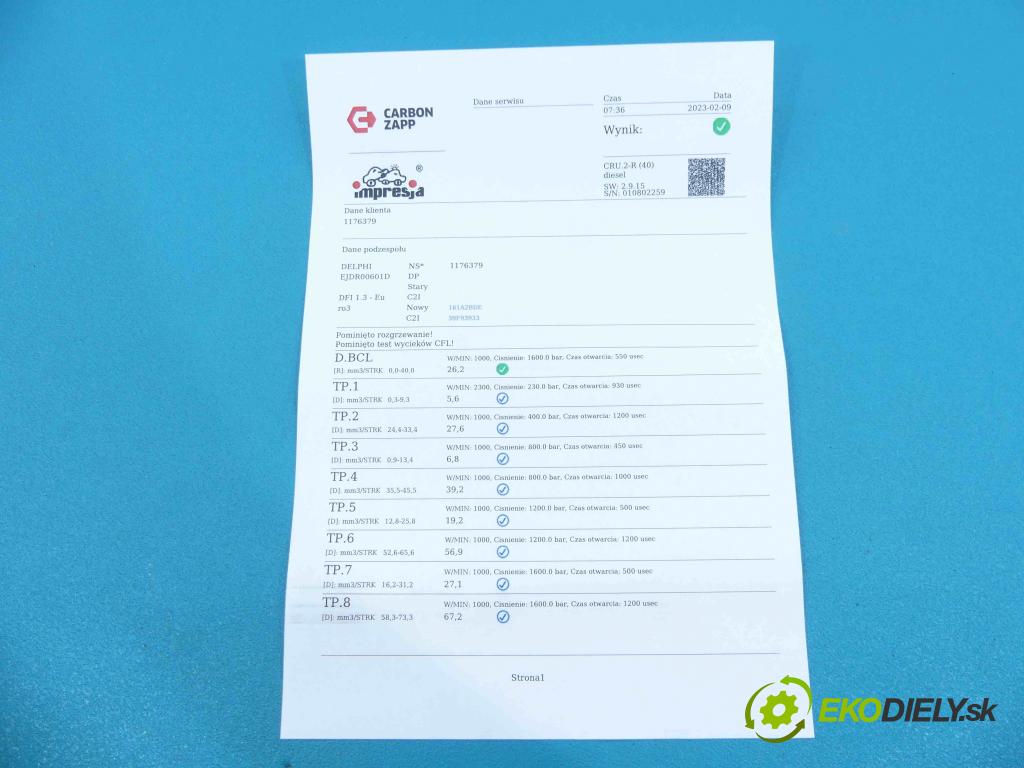 Ford Mondeo Mk3 2000-2007 2.2 tdci 155 HP manual 114 kW 2198 cm3 4- vstrek EJDR00601D (Vstrekovače)