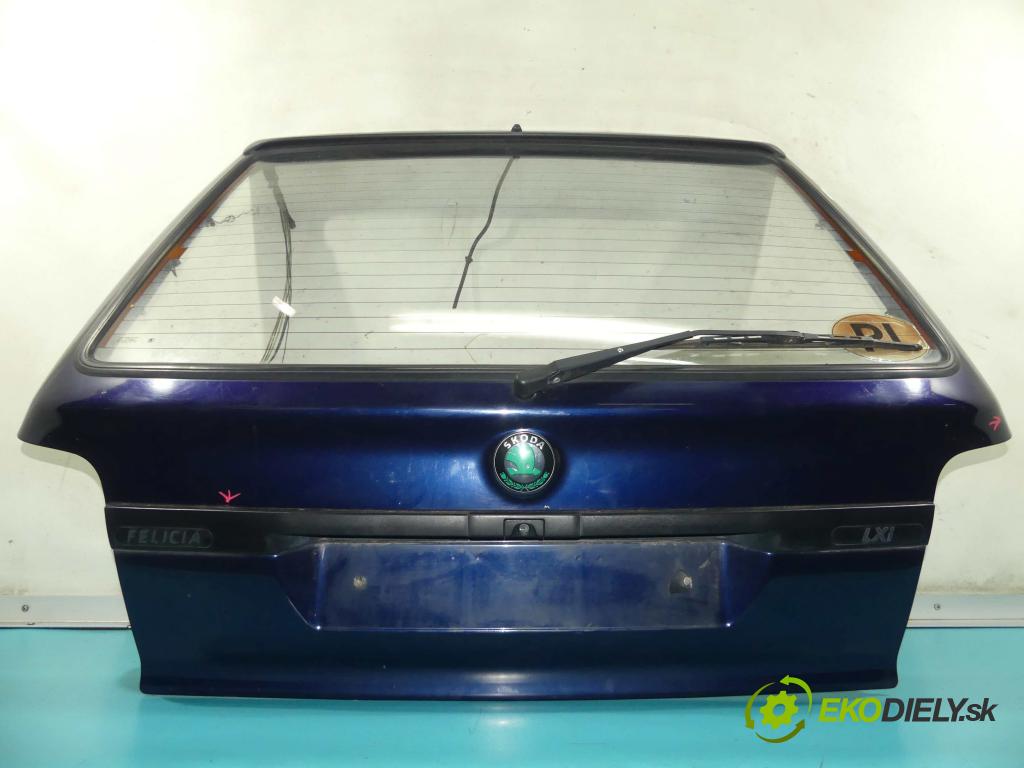 Skoda Felicia 1.3 mpi 54 HP manual 40 kW 1289 cm3 5- zadna kufor  (Zadné kapoty)