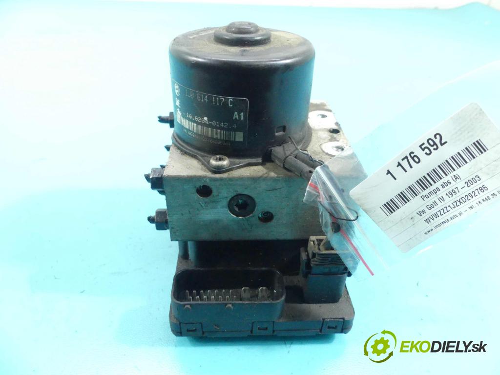 Vw Golf IV 1997-2003 1.9 tdi 90 HP manual 66 kW 1896 cm3 5- čerpadlo abs 1J0614117C (Pumpy ABS)