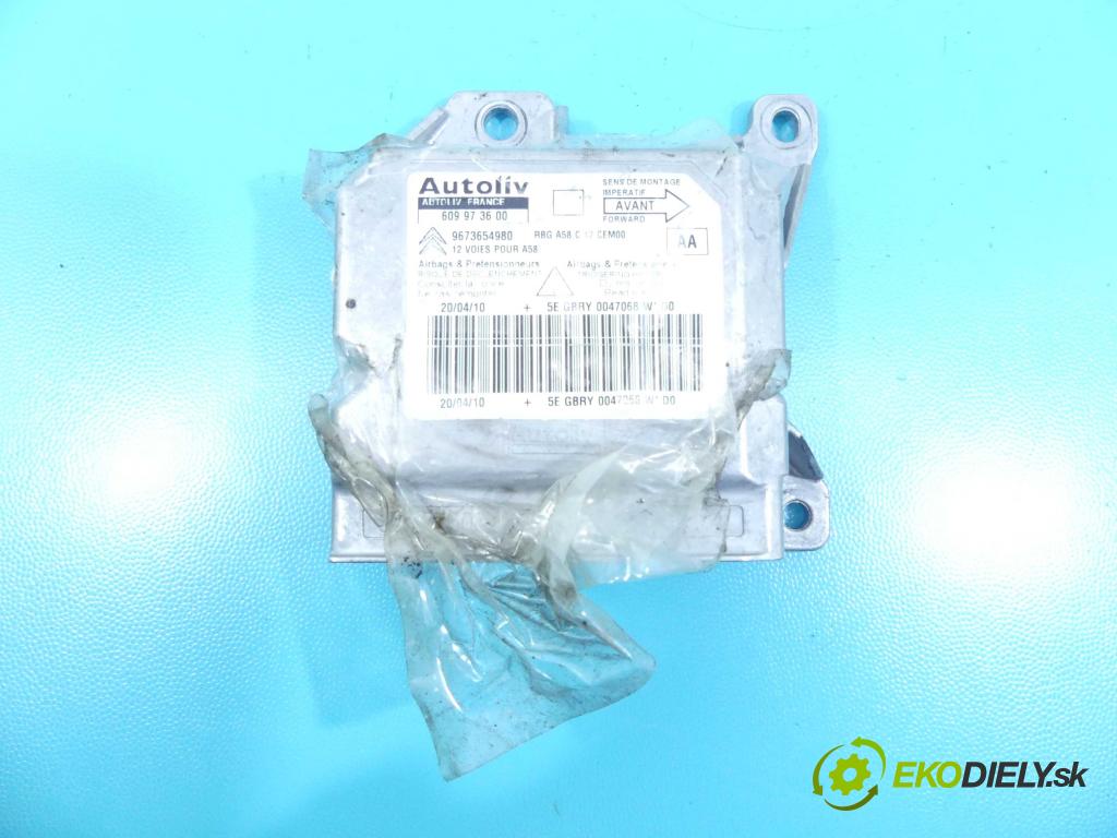 Citroen C3 Picasso 2008-2017 1.4 16v 95 HP manual 70 kW 1397 cm3 5- modul riadiaca jednotka 9673654980 (Ostatné)