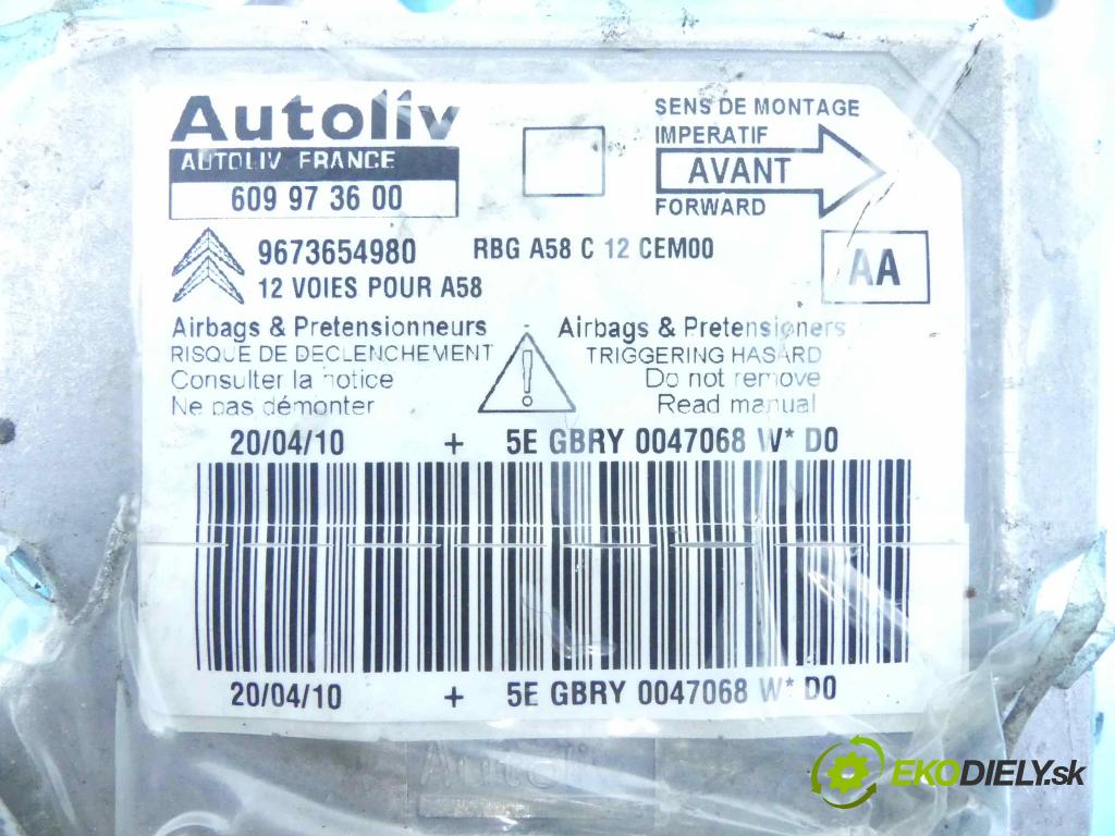 Citroen C3 Picasso 2008-2017 1.4 16v 95 HP manual 70 kW 1397 cm3 5- modul riadiaca jednotka 9673654980 (Ostatné)