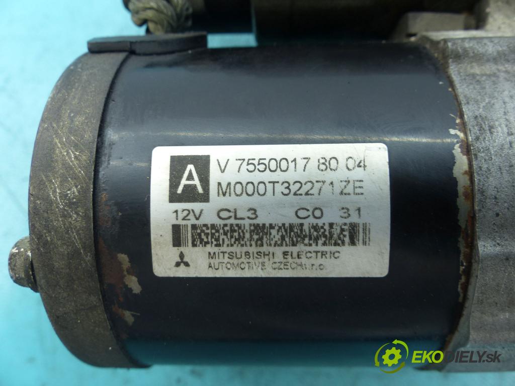 Citroen C3 Picasso 2008-2017 1.4 16v VTI 95 HP manual 70 kW 1397 cm3 5- štartér M000T32271ZE (Štartéry)